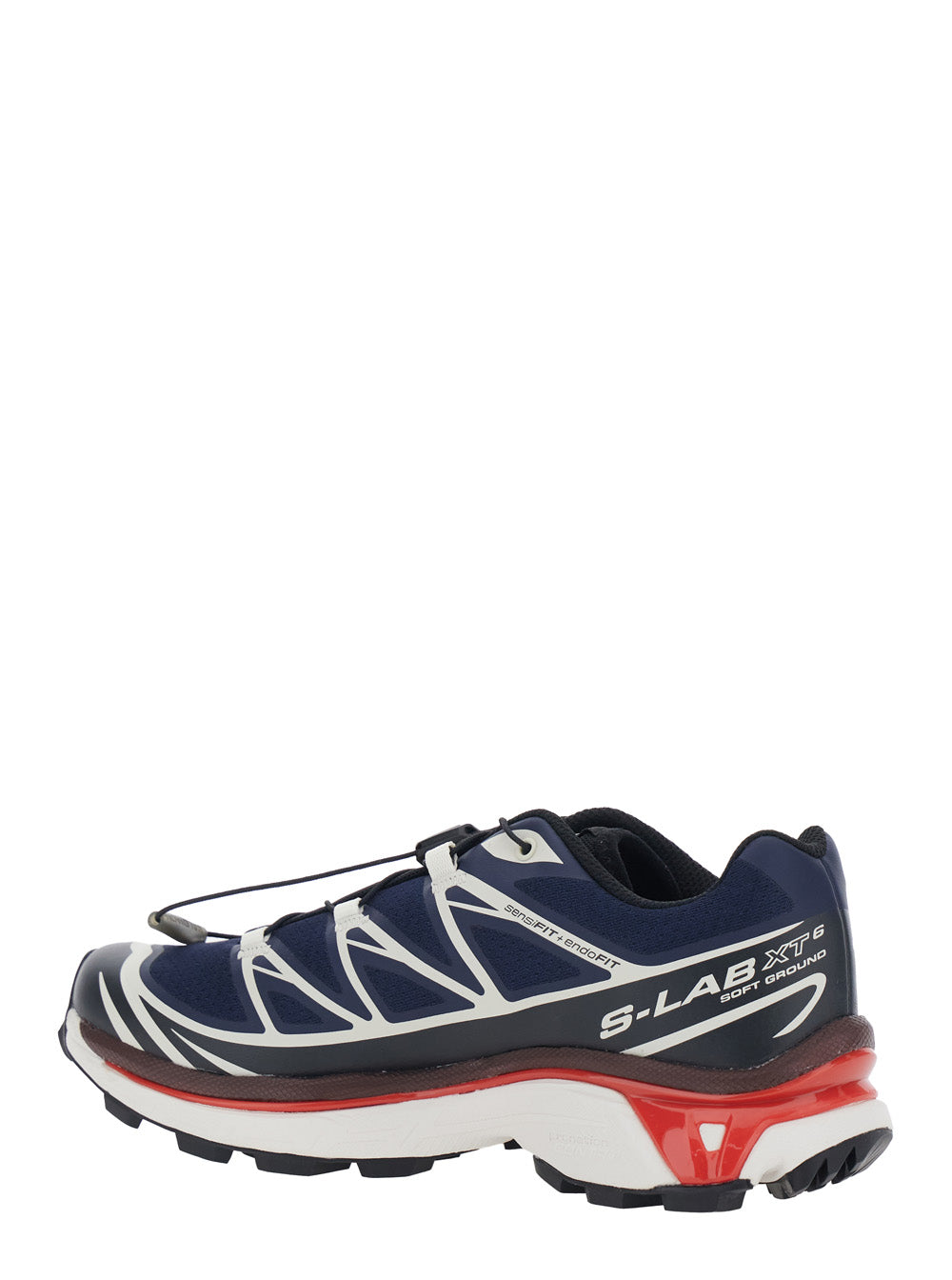 XT-6 Blue Sneaker with Logo Applied on the Tongue and Chunky Sole in Fabric Unisex Blu Textile