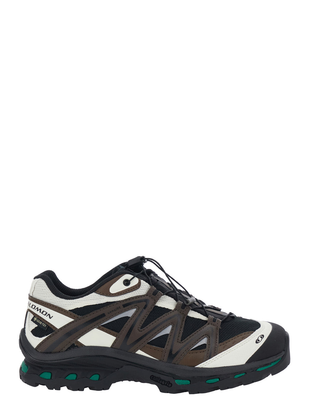 Xt Quest Brown Sneakers With Logo Patch On The Side And Panelled Design Tech Fabric Unisex