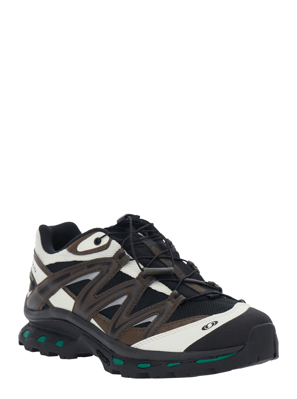 Xt Quest Brown Sneakers With Logo Patch On The Side And Panelled Design Tech Fabric Unisex