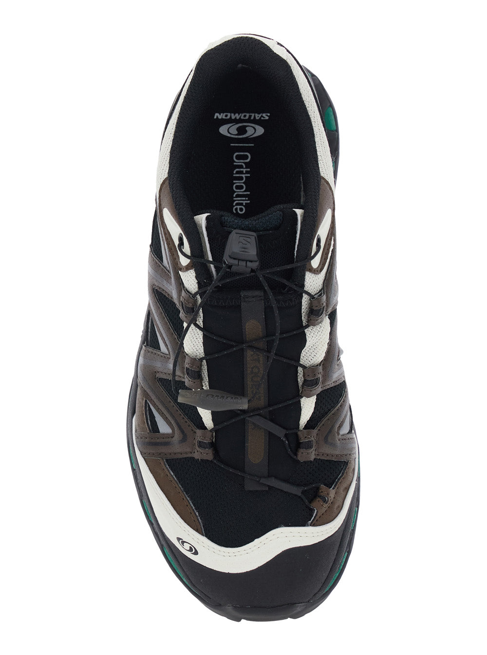 Xt Quest Brown Sneakers With Logo Patch On The Side And Panelled Design Tech Fabric Unisex