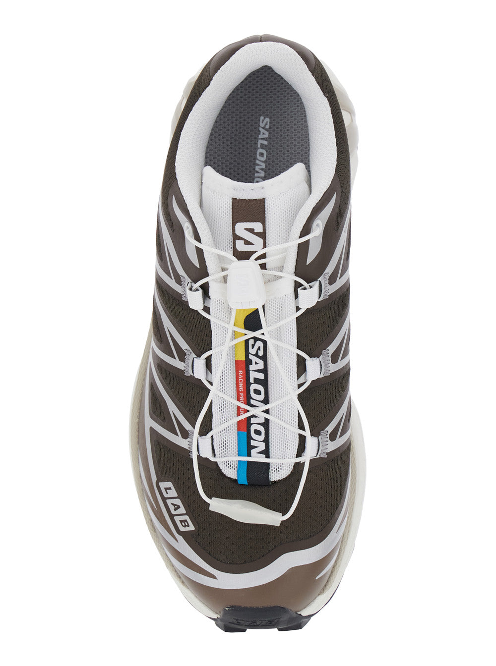 Xt-6 Brown Sneaker With Logo Applied On The Tongue And Chunky Sole In Fabric Unisex Textile