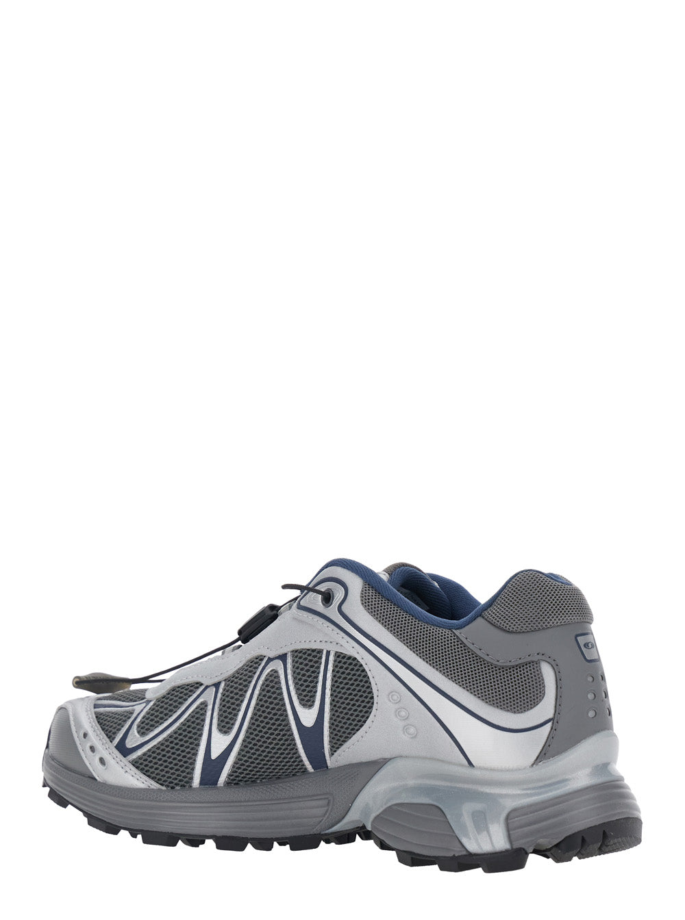 Xt-Whisper Grey Sneakers With Printed Logo On The Side And Drawstring Closure Fabric Unisex