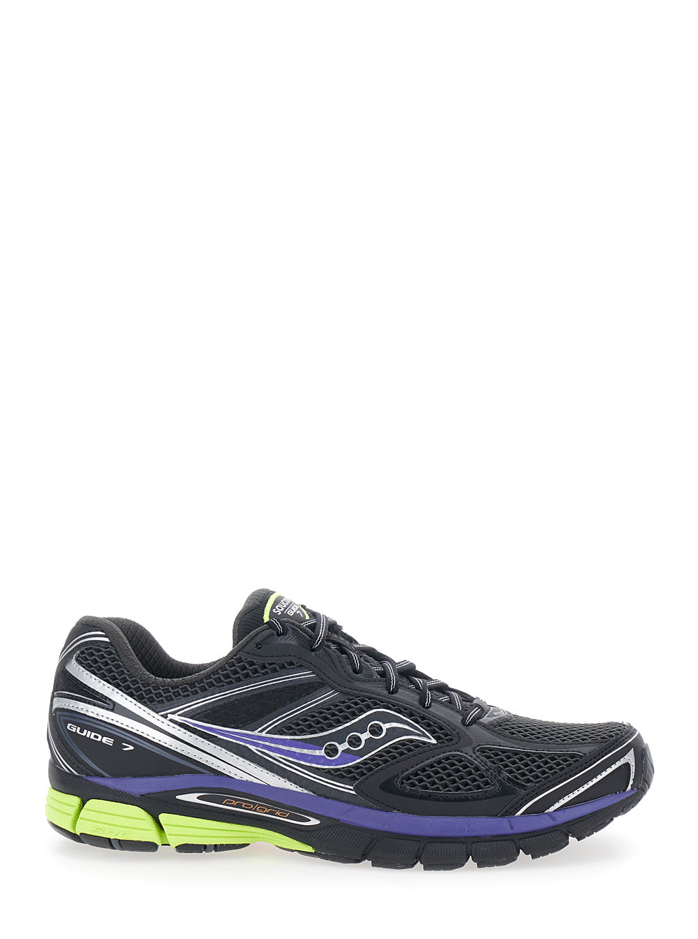 Guide 7 Energy Black Sneakers With Mesh Upper And Rubber Sole Unisex