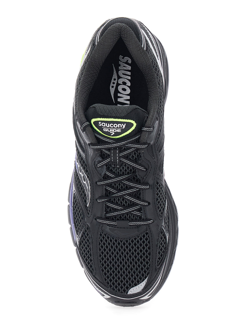 Guide 7 Energy Black Sneakers With Mesh Upper And Rubber Sole Unisex