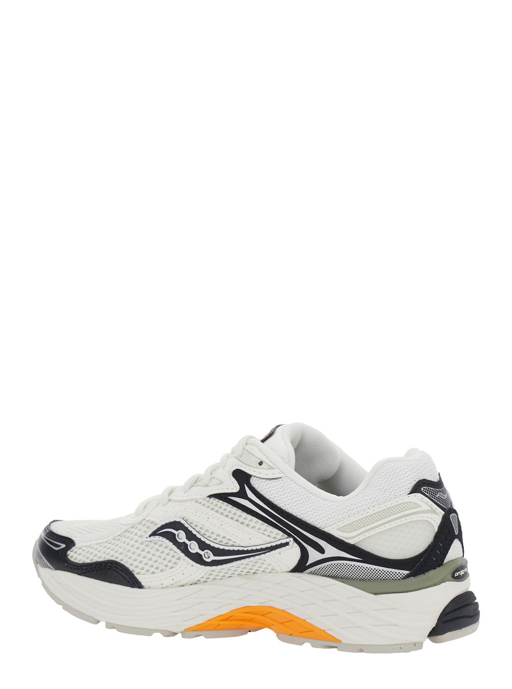 Omni 9 White Low Top Sneakers with Perforated Design and Logo Patch on the Tongue in Tech Fabric Unisex Polyurethane
