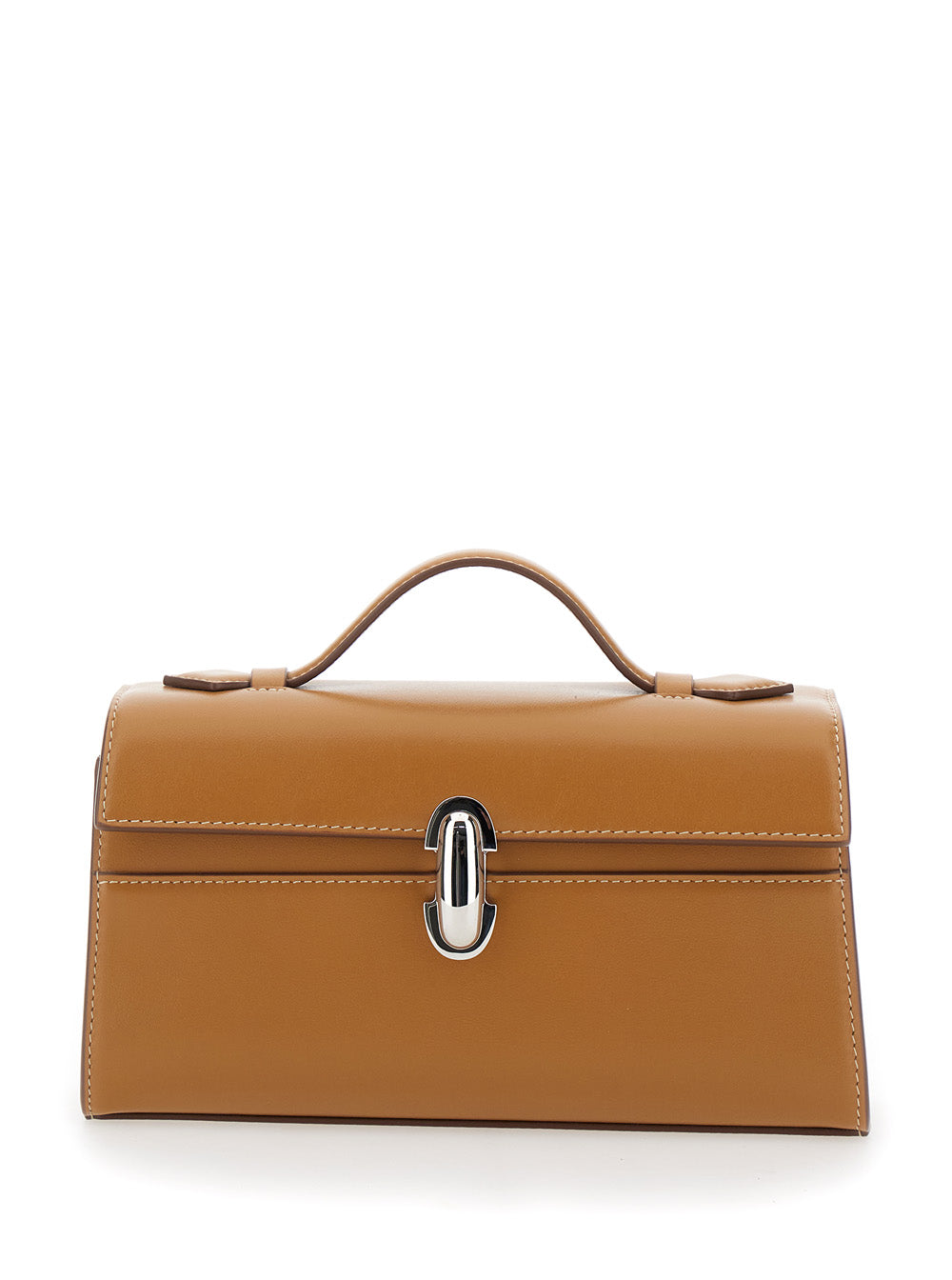 Handbag Symmetry With Brown Leather Details For Women Hand Bags