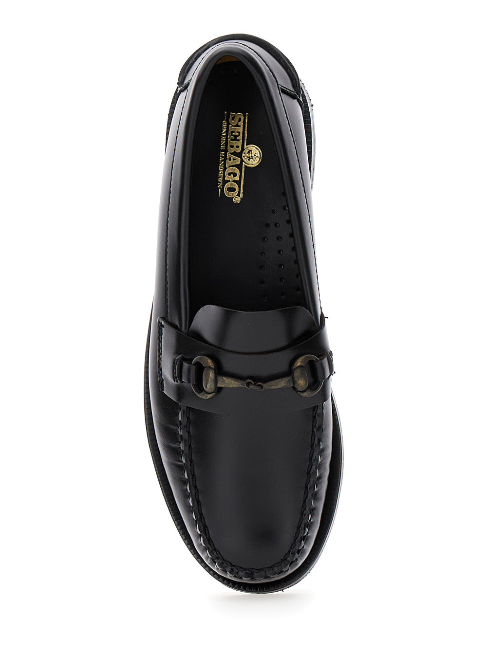 Joe Loafers With Horsebit Black Leather For Women