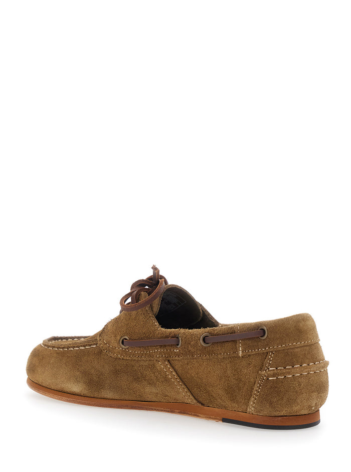 Owen Woman Brown Leather Loafers