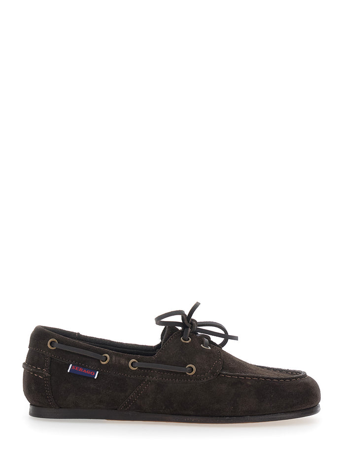 Loafers Owen Woman With Rounded Toe Brown Leather For Women