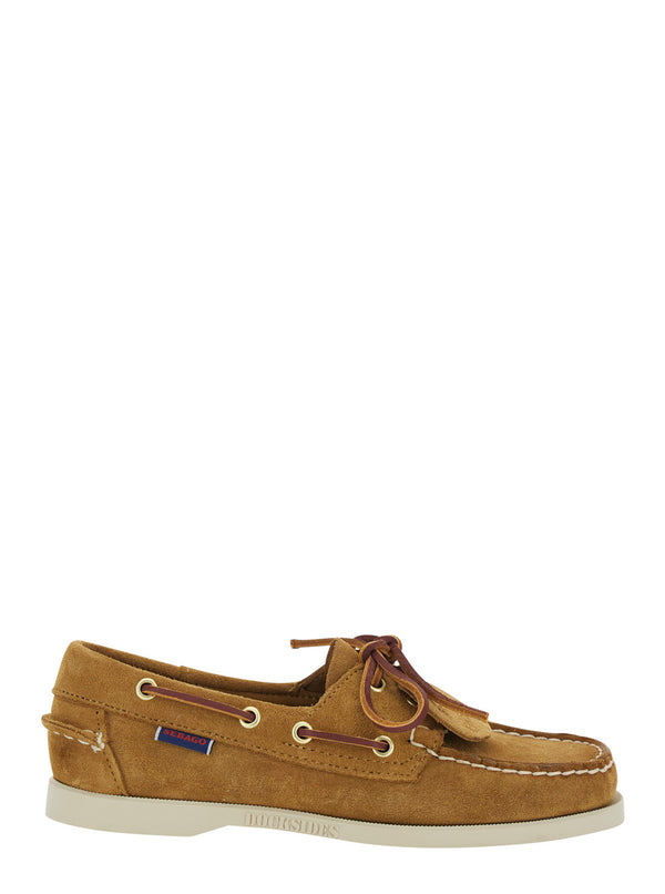 Loafers Portland Artisan Beige Suede Leather