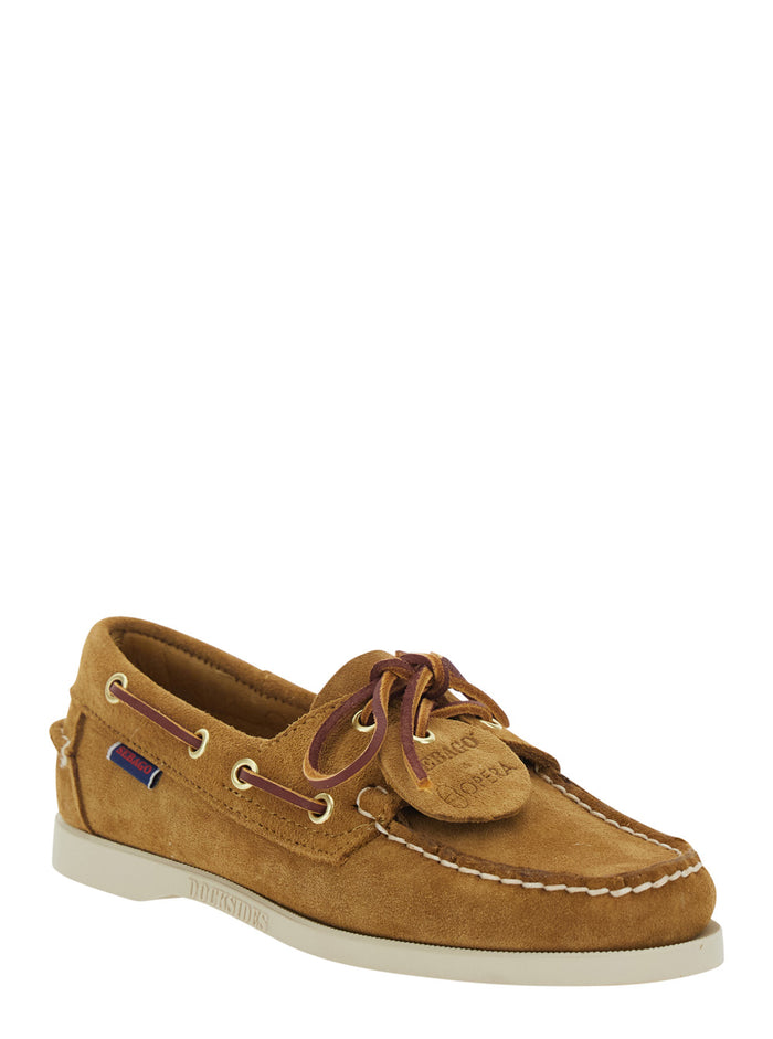 Loafers Portland Artisan Beige With Rounded Toe Leather For Women