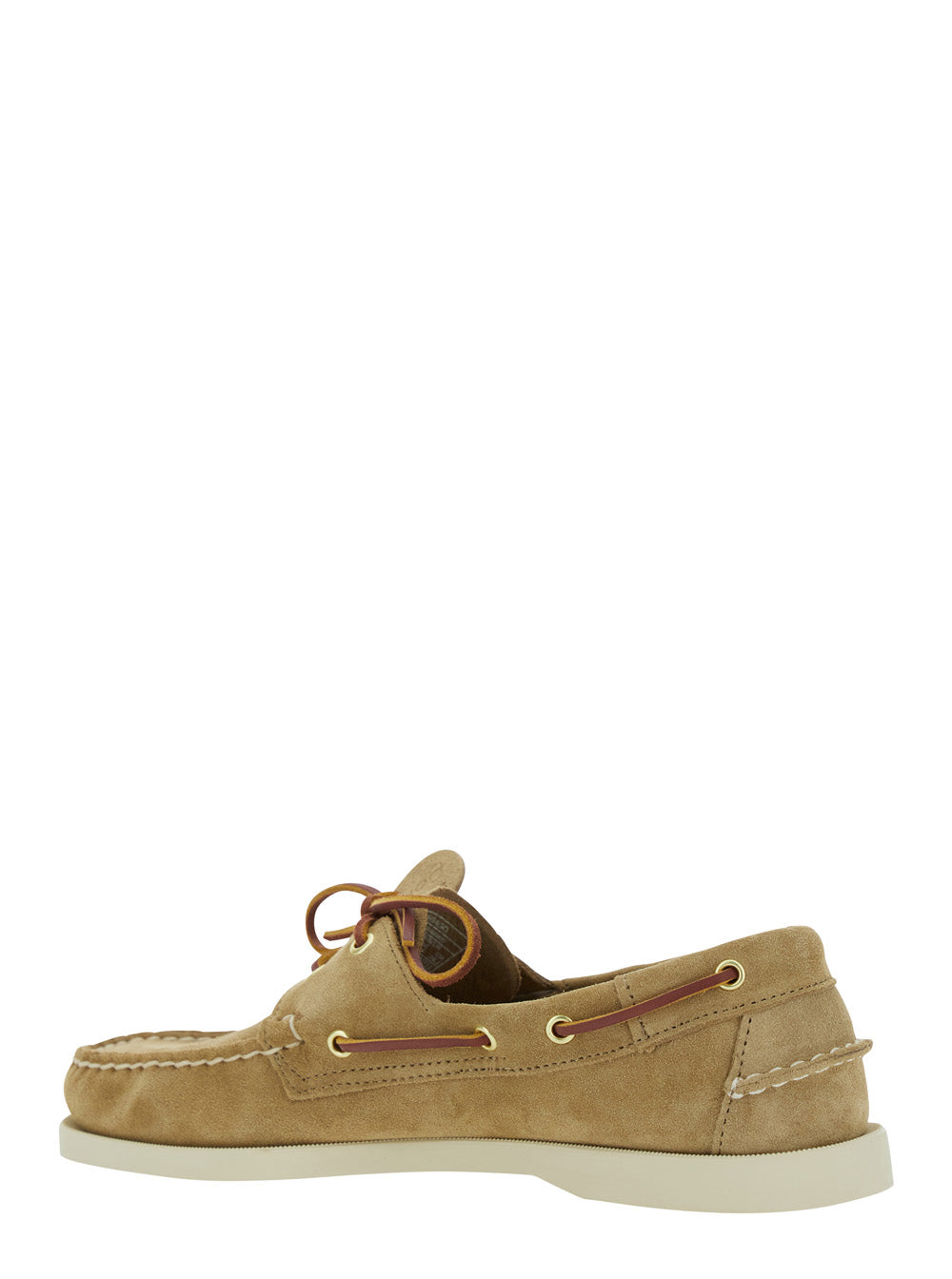 Portland Loafers Beige With Rounded Toe Leather For Men