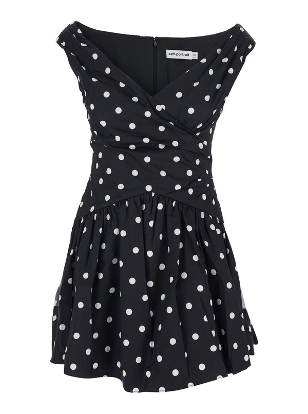 Dress Rs26209 Black Cotton
