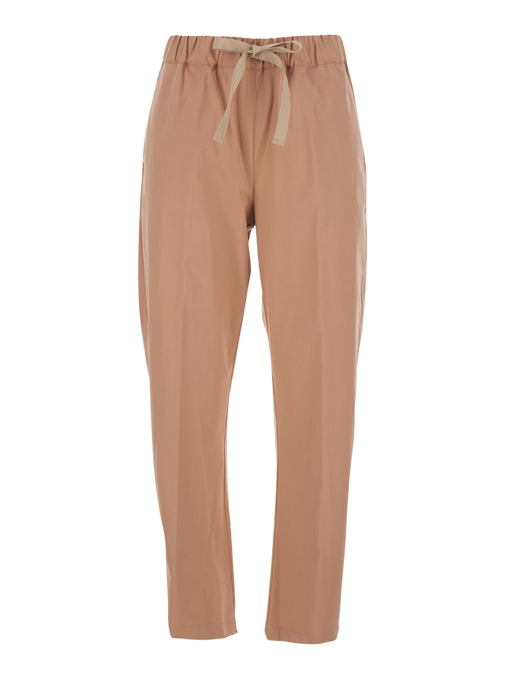 Buddy Stretch Cotton Drawstring Pants in Pink for Women Elastane Trousers