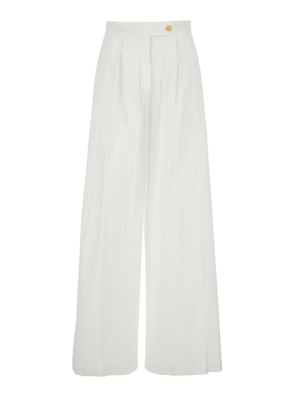 Trousers Buddy White Stretch Cotton