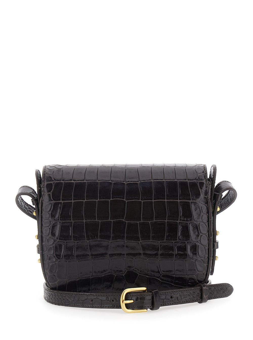 Shoulder Bag BELLISSIMA MINI with Brown Leather Details for Women Cow Crossbody