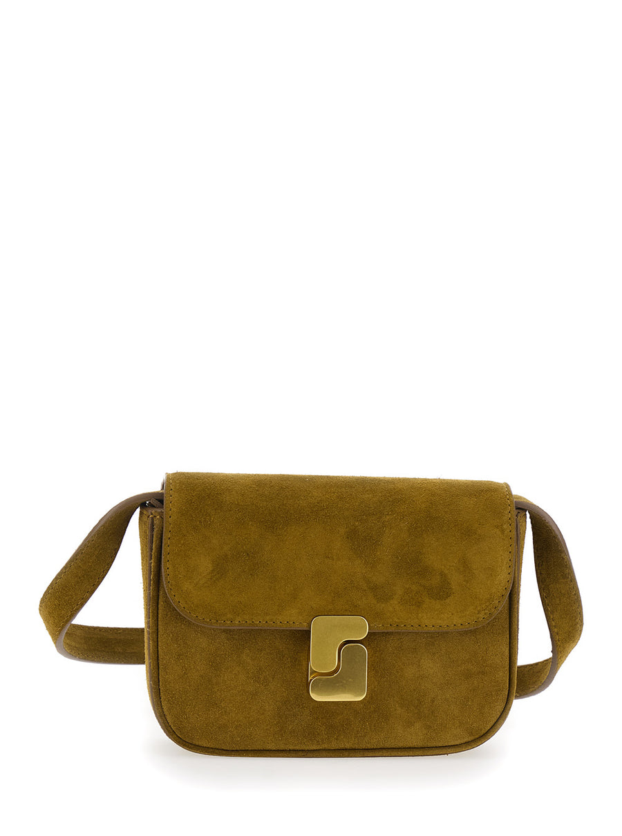 Belt Bag Bell Brown Cotton Shoulder