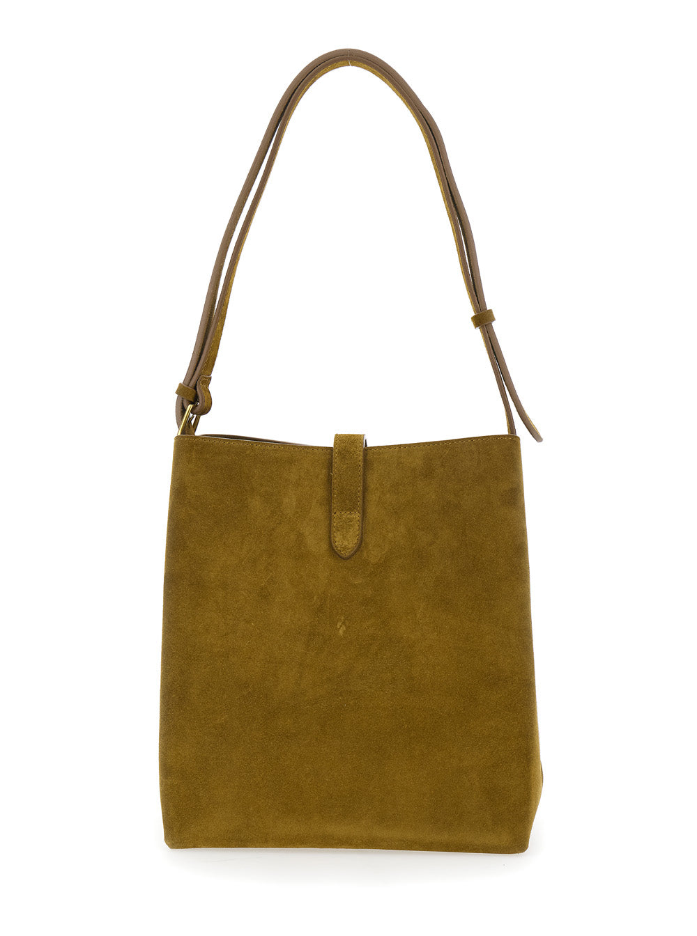 Shoulder Bag Bello With Brown Leather Handles For Women Lamb