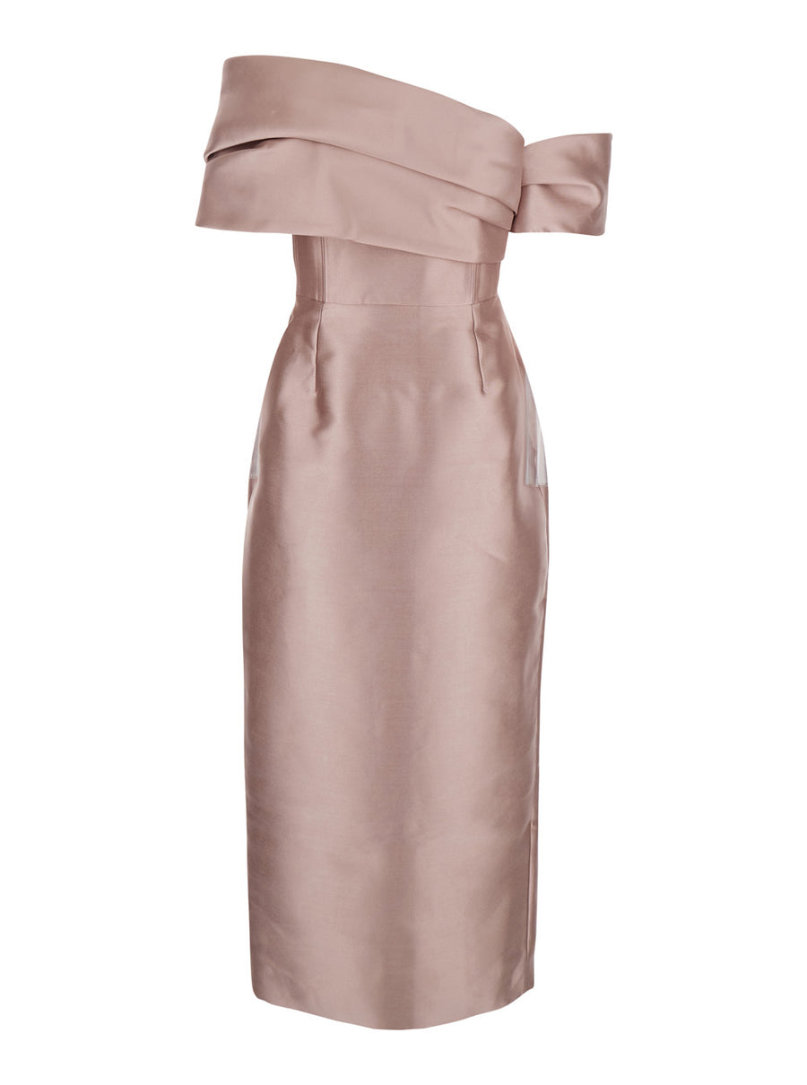 Long Dress Mirla Pink Polyester