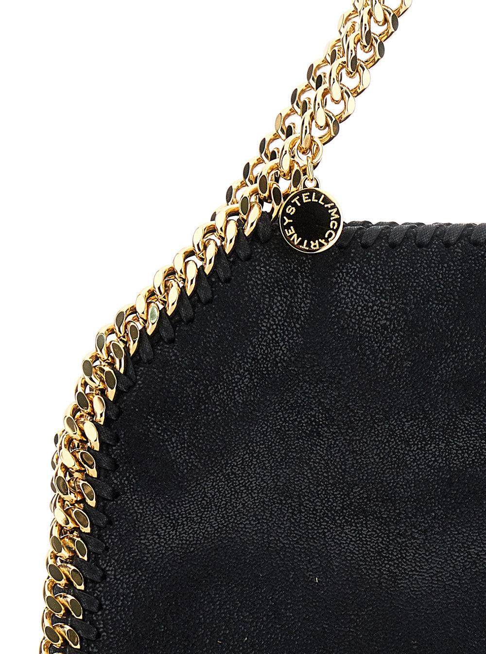 Handbag Falabella Mini with Chain Handle and Strap in Ecoleather Black Women Polyester Crossbody Bags
