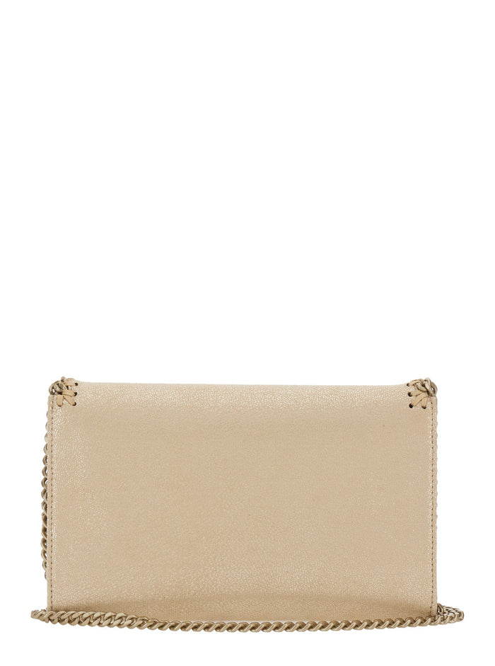 Falabella Shoulder Bag with Chain Strap and Metallic Effect in Ecoleather for Women Polyester Crossbody