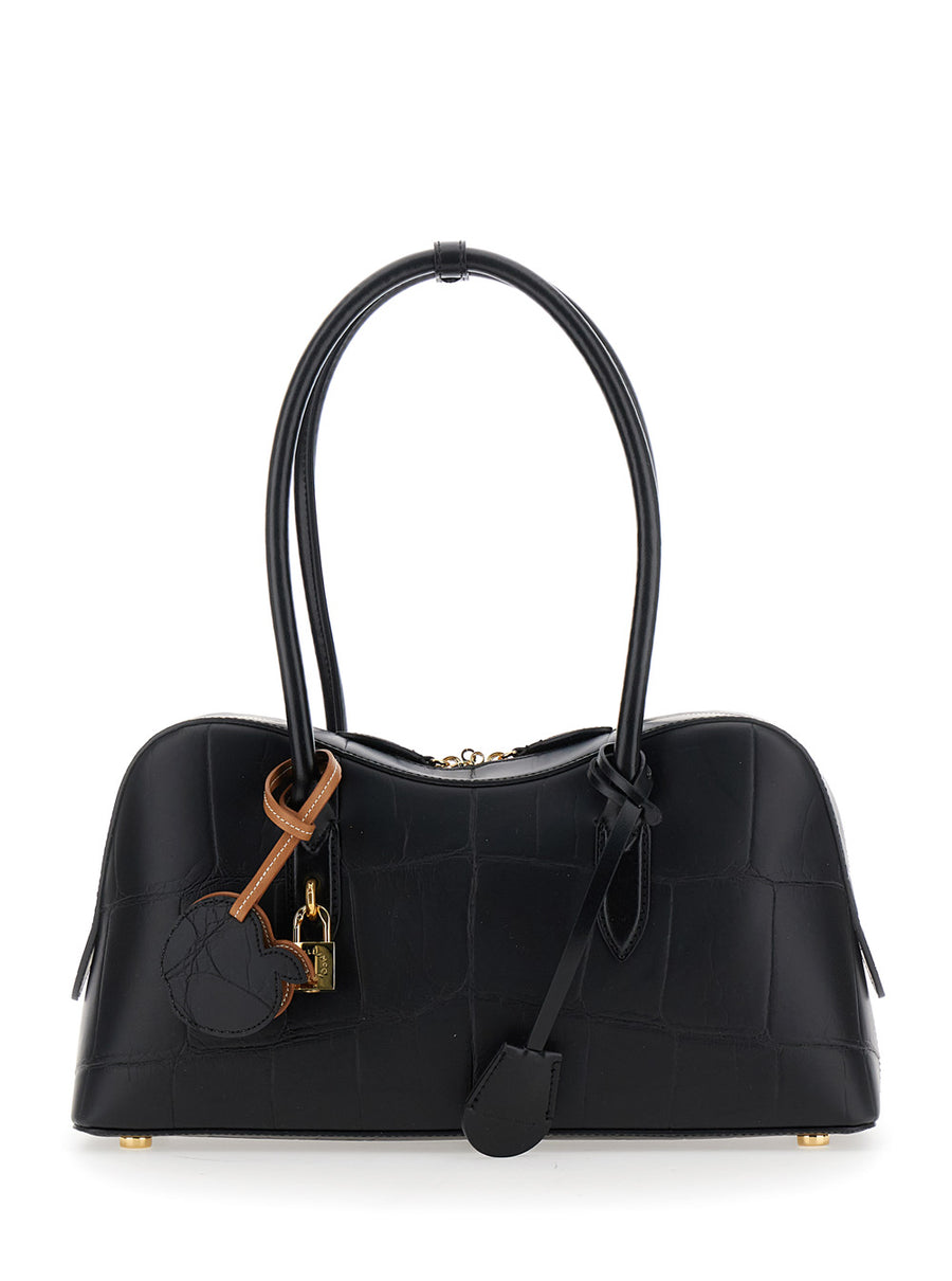 Handbag Ryder Ecoleather Black Hemp Handbags