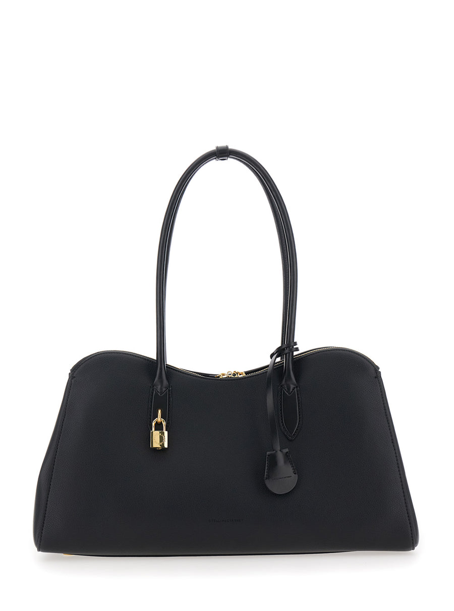 Shoulder Bag Ryder Black Ecoleather True Hemp