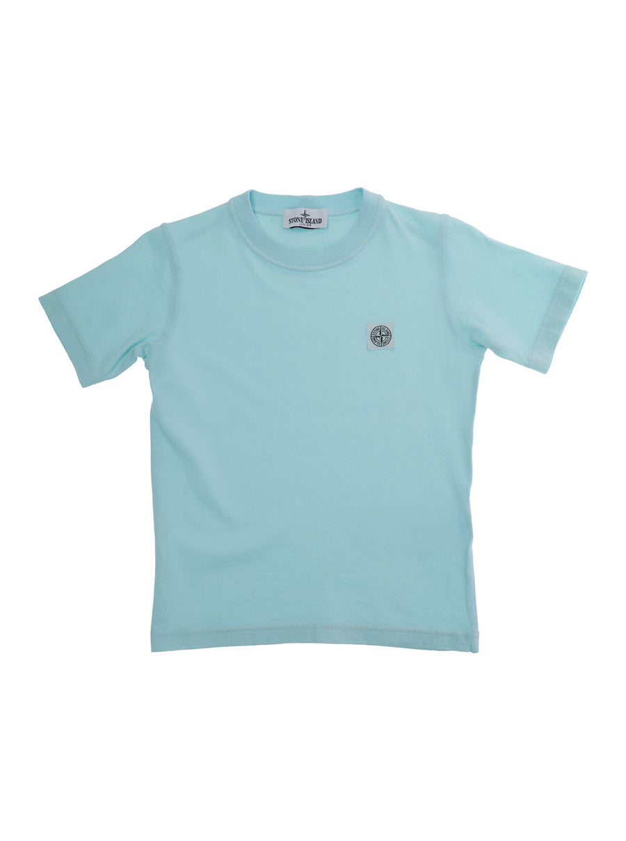 Crew Neck T-Shirt Light Blue Cotton T-shirts