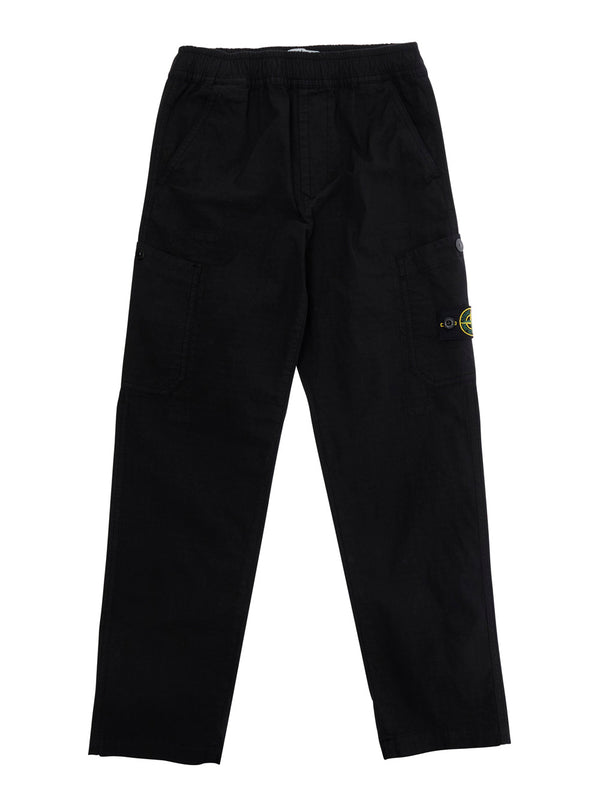 Trousers Black Cotton