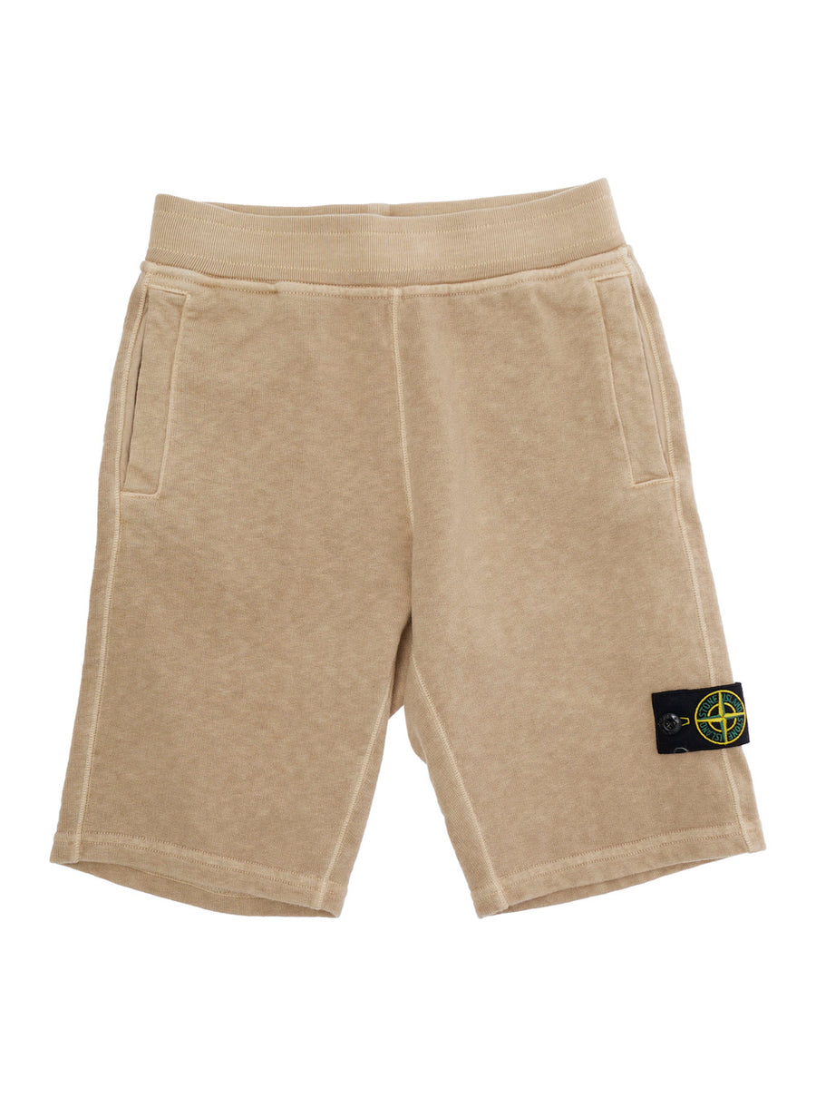 Bermuda Shorts Beige Cotton