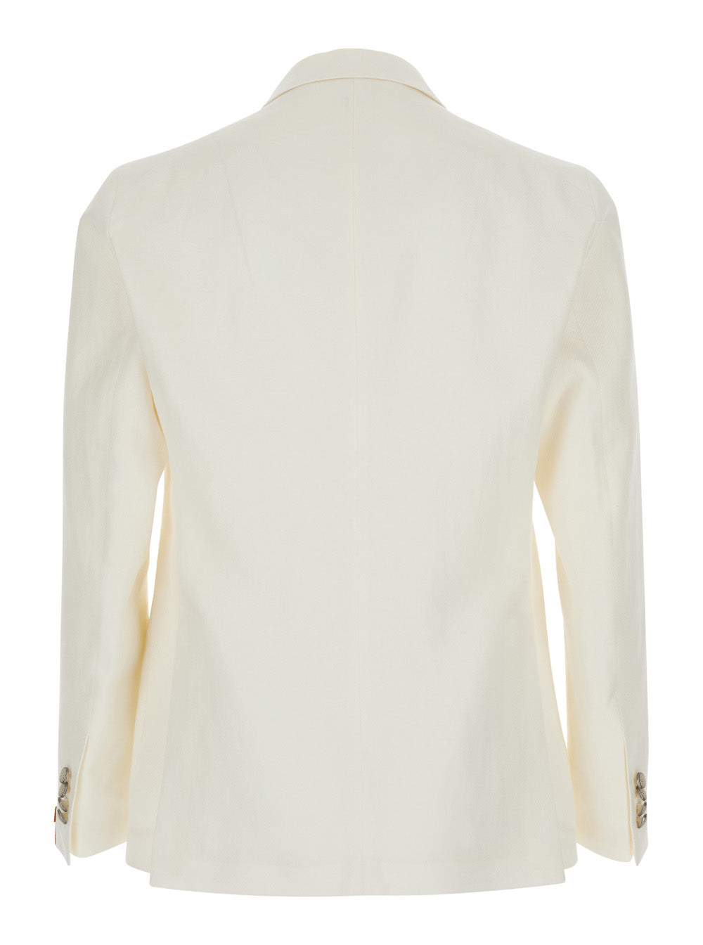 Jacket Montecarlo Double-Breasted With White Revers For Men Blazers