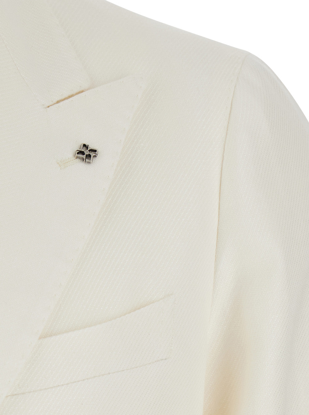 Jacket Montecarlo Double-Breasted With White Revers For Men Blazers