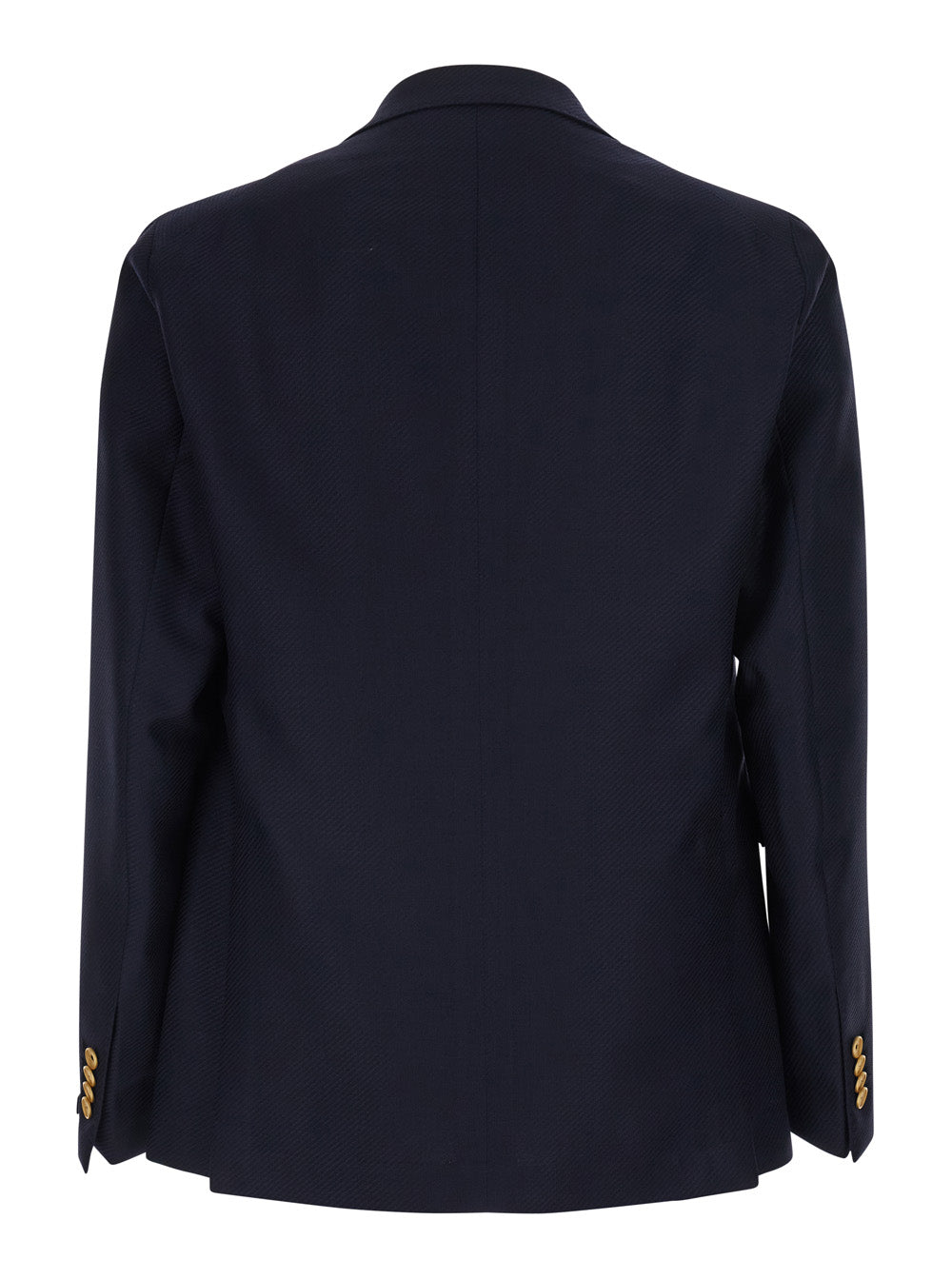 Single-Breasted Blue Jacket With Classic Design In Wool For Men Blu Virgin Polyamide Blazers