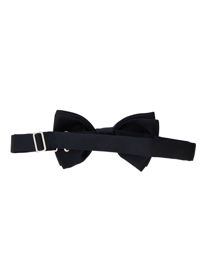 Blue Papillon Bow Tie with Pre-tied Design for Men Blu Cotton And Ties