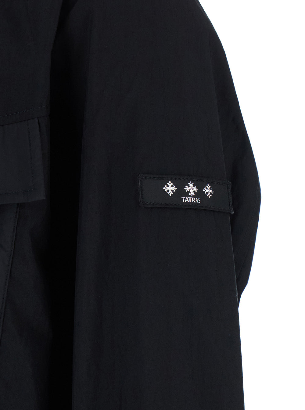 DORIS Jacket Black with Front Closure and Tech Fabric Pockets for Women Outerwear