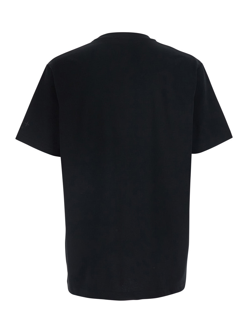 Black T-Shirt NISO with Round Neck and Short Sleeves for Men Tshirts Polo Shirts