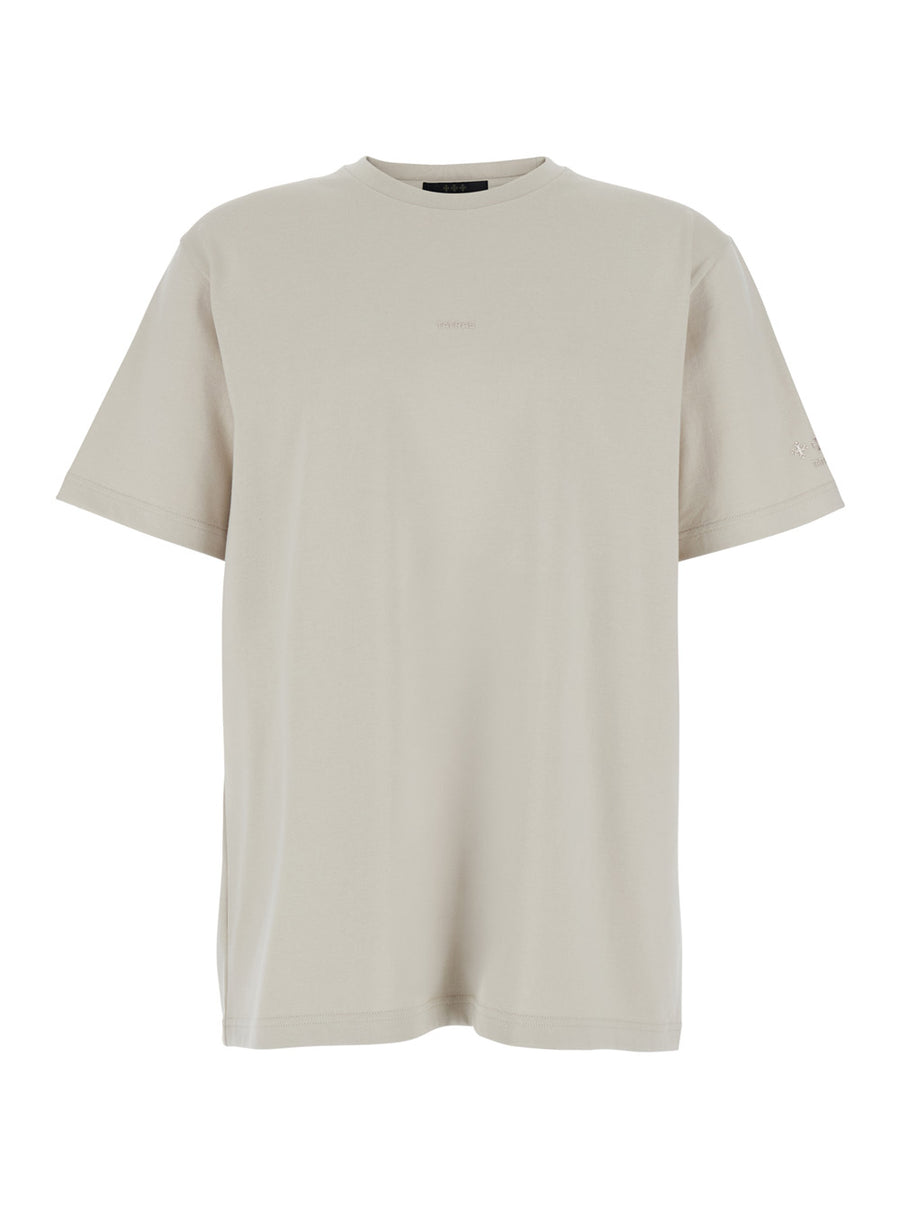 T-Shirt Niso Grey Cotton T-shirts