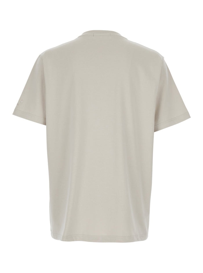 NISO Gray T-Shirt with Round Neck in Cotton for Men Grey Tshirts And Polo Shirts
