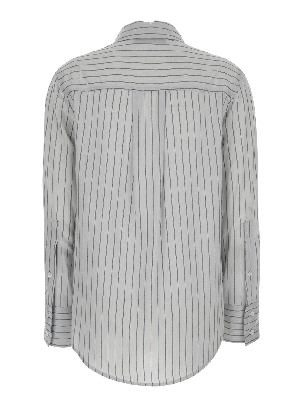 WATCH Gray Shirt in Lyocell and Silk for Women Grey Blouses