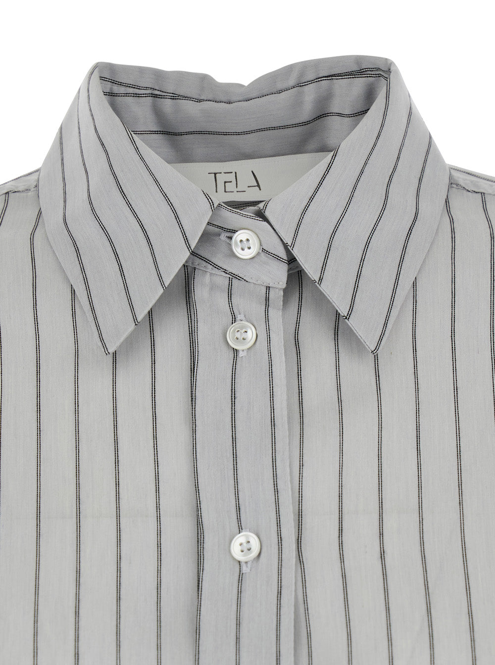 WATCH Gray Shirt in Lyocell and Silk for Women Grey Blouses
