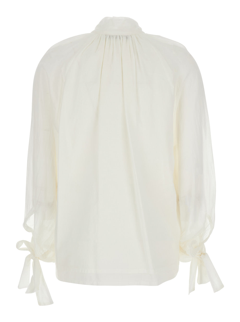 PASCAL White Classic Collar Cotton Shirt for Women And Blouses