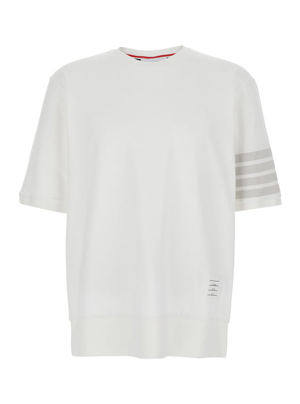 T-Shirt Classic Collar White Cotton T-shirts