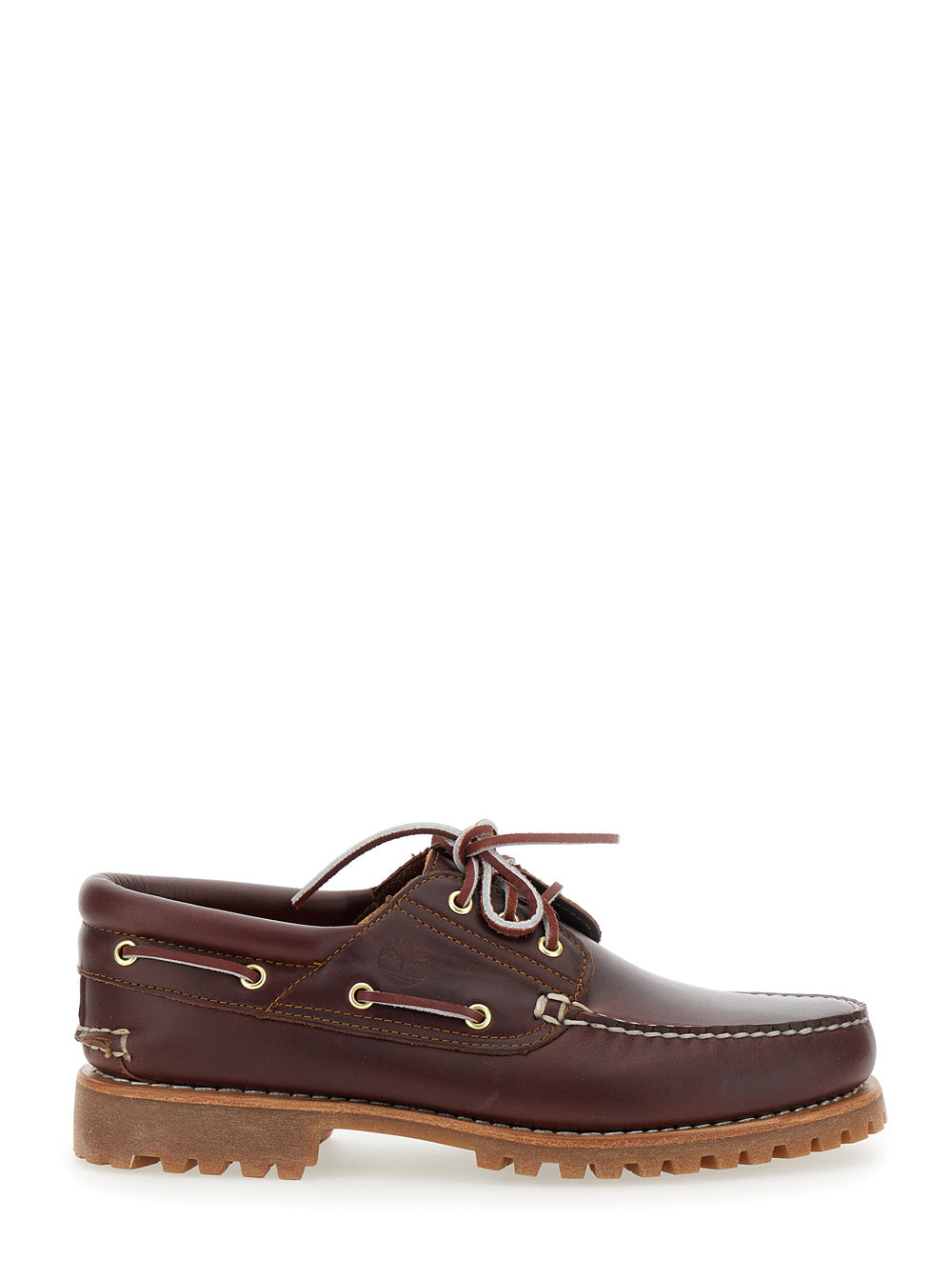Mens Brown Leather Authentic Loafers Bordeaux