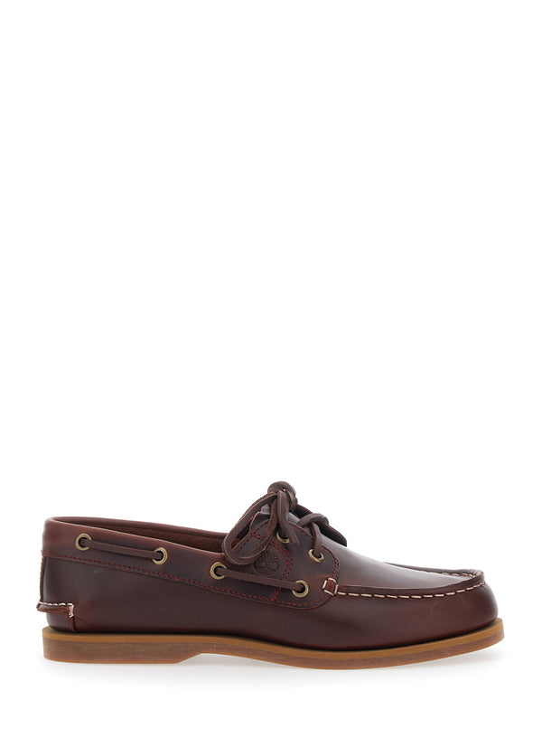 Loafers Burgundy Leather