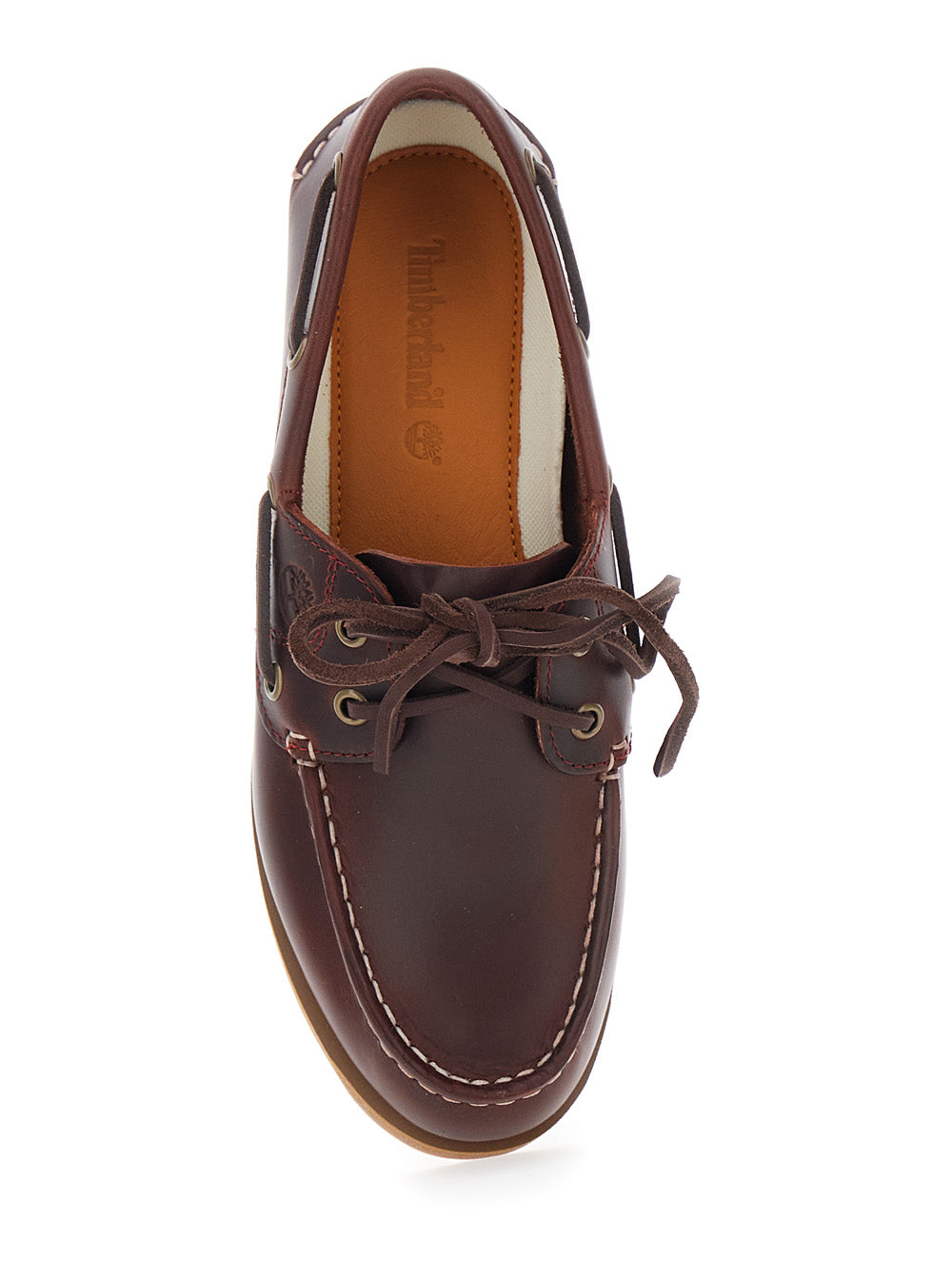 Bordeaux Loafers with Bow Detail on the Front and Embossed Logo Side in Leather Man