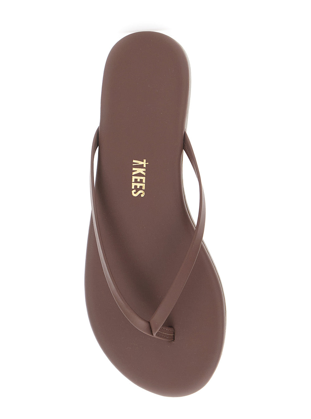 Foundations Matte Brown Sandals With Leather Straps Flat Shoes