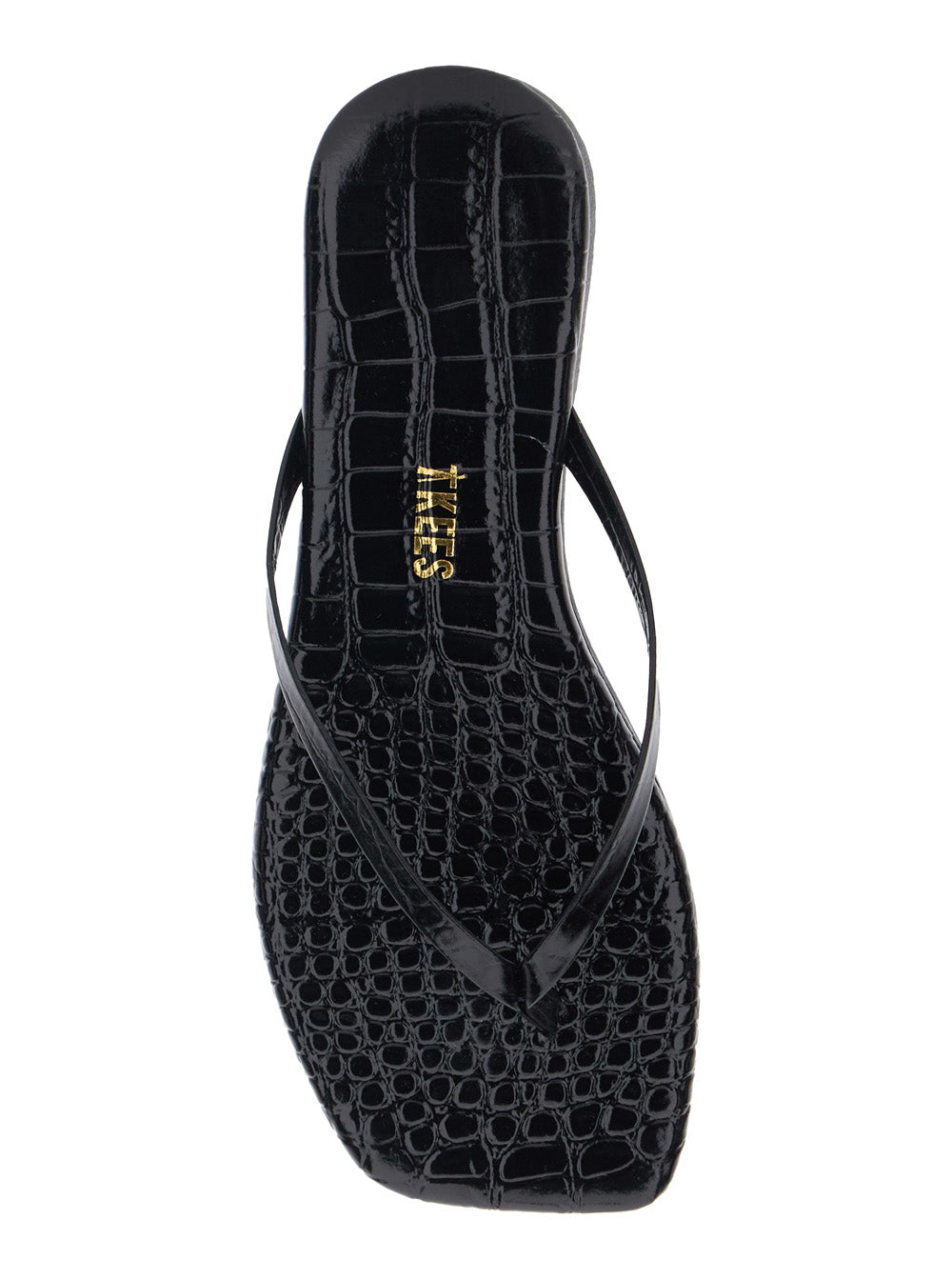 Black Square Toe Lily Sandals With Low Heel Leather Flat Shoes