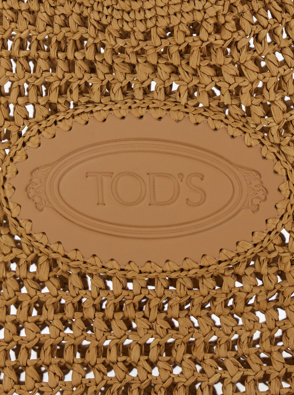 Raffia Shopper Beige Viscose Bag for Women Tote