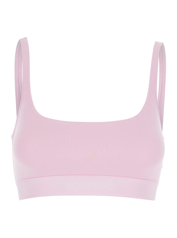 Bralette Top Pink Modal Stretch Tops