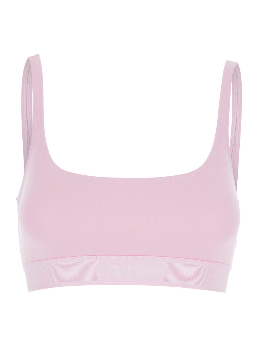 Bralette Top Pink Modal Stretch Tops